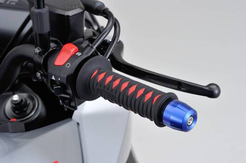 BAR END PINO-3 14-19MM BLUE