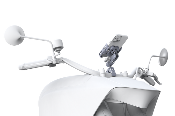 Uchwyt na telefon z amortyzacją powietrzną montaż uniwersalny Outplorer P100-A