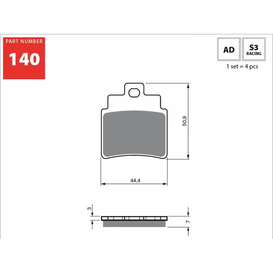 GOLDFREN KLOCKI 140 AD