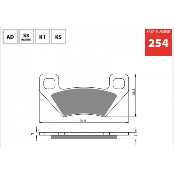 GOLDFREN KLOCKI 254 K1