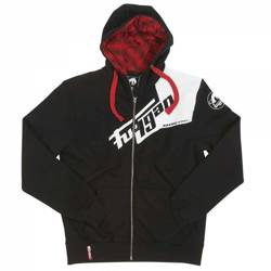 FURYGAN BLUZA RACING LAP BLACK-WHITE M