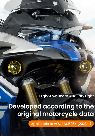 LOBOO L7 światło drogowe i mijania pomocnicze tylko dla VOGE DS525X (10.1.01821.001.01)