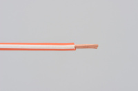 colored wire, AVS0.75, orange/white, 2m