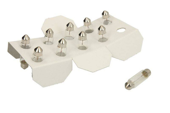 Żarówka (Karton 10szt.) C10W 24V 10W SV8,5-8 rurkowa Standard