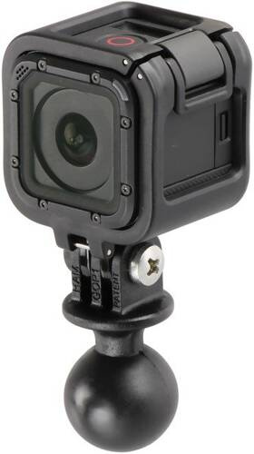 RAP-B-400-GOP1U Tough-Claw™ Double Ball Mount with Universal Action Camera Adapter