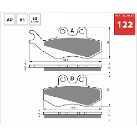 GOLDFREN KLOCKI 122 K5
