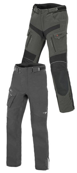 Spodnie motocyklowe BUSE ZESTAW EXRC Porto czarny/szary łupek 102