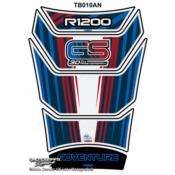 MOTOGRAFIX TANKPAD BMW R1200GS ADVENTURE 2006-13 TB010AN