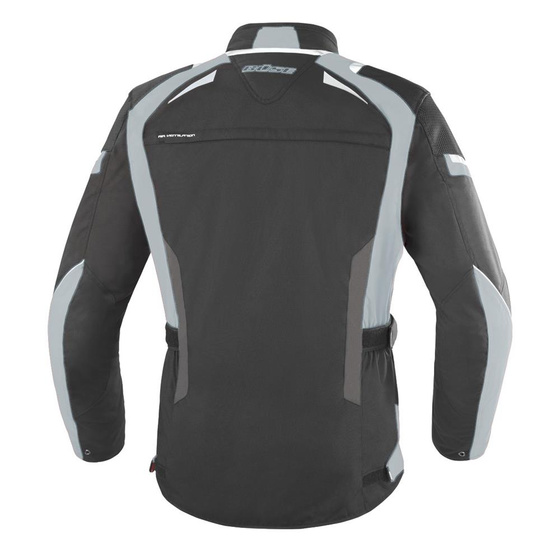 Kurtka motocyklowa BUSE Torino Pro czarno-jasno szara 3XL