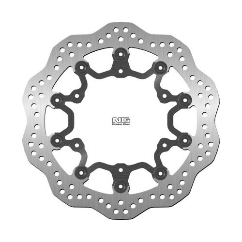 NG TARCZA HAMULCOWA PRZÓD YAMAHA XP 500 T-MAX '08-'11 (298X132X4MM) (6X8,25MM) WAVE PŁYWAJĄCA