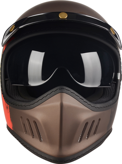 Kask Motocyklowy LAZER Cross TT Belgium (kol. Czarny - Czerwony - Żółty Matowy) rozm. XS