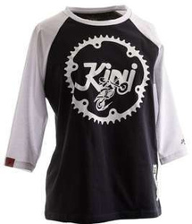 KINI-RB GIRLS RITZEL LONGSLEEVE - NIGHT SKY/WHITE