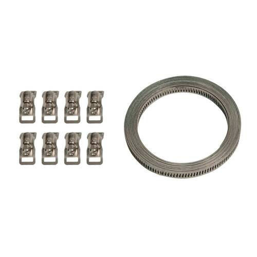 70023 Coil-set hose-band with 8 clips - 300 cm