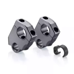 Raised and swept-back risers