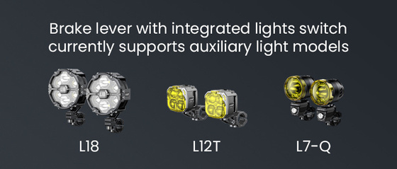 LOBOO Dźwignia hamulca tylnego ze zintegrowanym przełącznikiem świateł (10.1.10862.001.01)