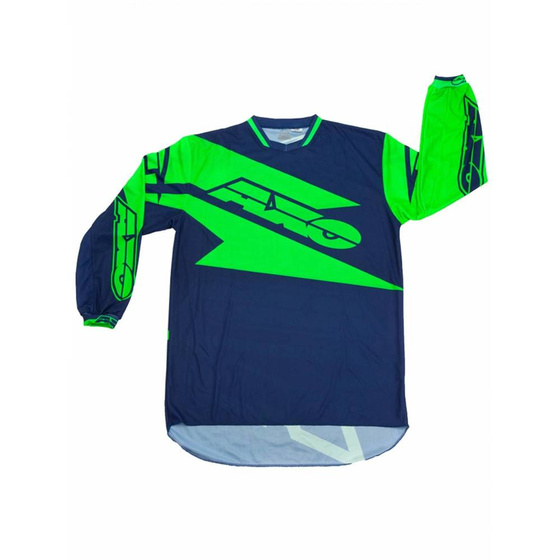 AXO KOSZULKA MOTION BLUE-GREEN L