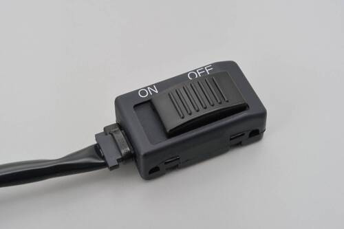 ON/OFF SWITCH, SLIDE TYPE, BLACK