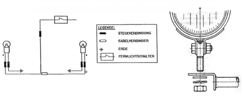 Honda F 6 C Custom (1997-2001) twin light kit
