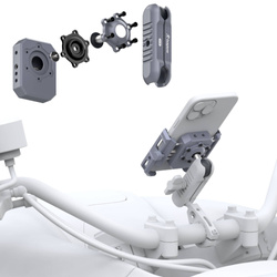 Regulowany uchwyt na telefon (63-97mm) z mocowaniem na kulę 1 cal Outplorer PH10