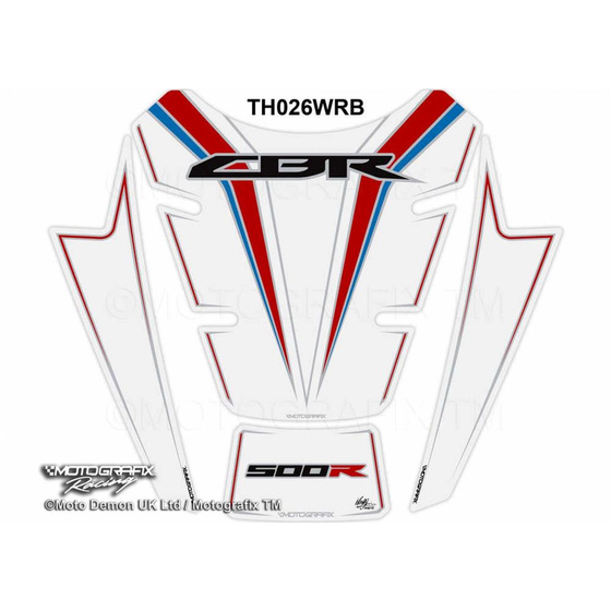 MOTOGRAFIX TANKPAD HONDA CBR500R 2013-2015 TH026WRB