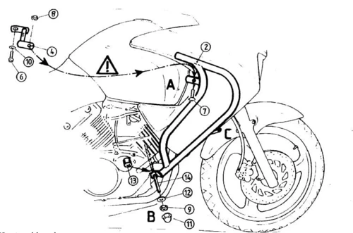 Honda Varadero 125 (2001-2006) Gmol silnika