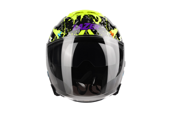 Kask Motocyklowy LAZER TANGO Crazy (kol. Czarny - Multikolor) rozm. M