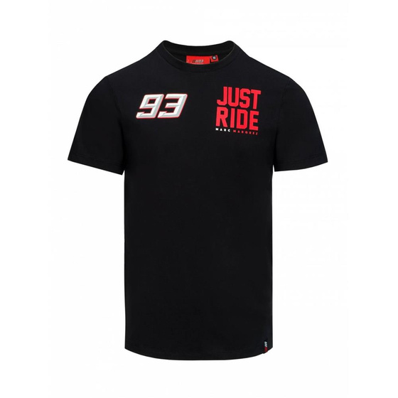 GP T-SHIRT MARQUEZ JUST RIDE BLACK ROZMIAR S