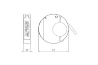 80967 SLIM-MOUNT USB "TYPE-C" CHARGER 1PORT