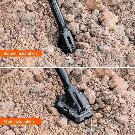 LOBOO Nakładka na stopkę boczną do BENELI TRK702 (2022-), BENELI TRK702X (2022-) (10.3.03671.001.11)