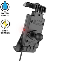 RAM-HOL-UN14WB-1 RAM® Quick-Grip™ 15W Waterproof Wireless Charging Holder with Ball