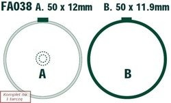 Brake pads EBC FA038 (set on 1 disk)