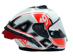 Kask Motocyklowy LAZER RAFALE SR EVO Pixel (kol. Biały - Czarny - Czerwony) rozm. XL