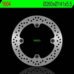 NG TARCZA HAMULCOWA TYŁ SUZUKI DL 1000 V-STROM '02-'21 (260X141X5,5MM) (4X10,5MM)