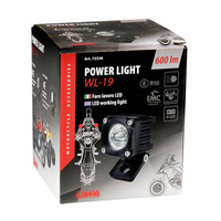 72338 WL-19, auxiliary light, 1 Led - 9/32V - Focus beam – White