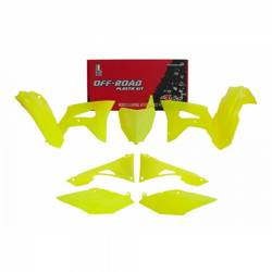 RTECH KOMPLET OWIEWEK + AIRBOX HONDA CRF 450/250 NEON YELLOWR-KITCRF-GF0-519