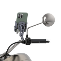 Uchwyt na telefon z amortyzacją powietrzną na kierownicę Outplorer P100-C
