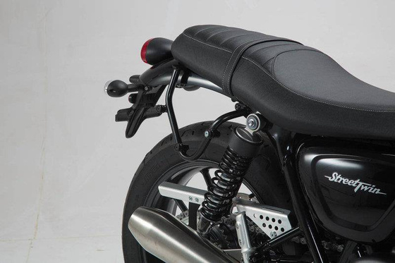 ZESTAW SAKW I STELAŻY LEGEND GEAR SW-MOTECH TRIUMPH STREET TWIN/CUP, THRUXTON TFC BROWN
