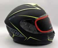 Kask Motocyklowy LAZER VERTIGO EVO Race (kol. Czarny - Żółty) rozm. 2XL