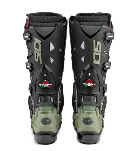Motorcycle Enduro Boots CROSSFIRE 3 SRS black/green
