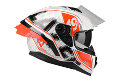 Kask Motocyklowy LAZER RAFALE SR Pixel (kol. Biały - Czarny - Czerwony) rozm. S
