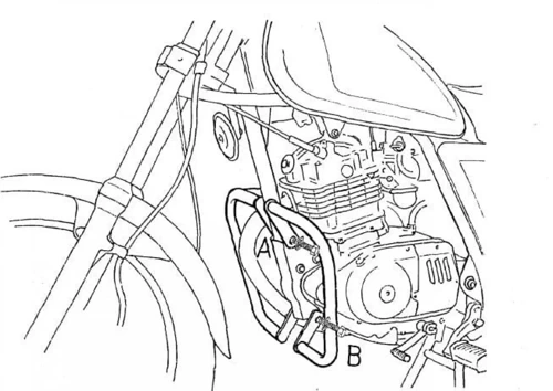 Suzuki GN 125 (1991-1996) engine guard