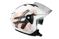 Kask Motocyklowy LAZER JH7 HASHTAG (kol. Jasny - Połysk) rozm. S