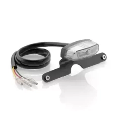 Rear light with license plate and brake light