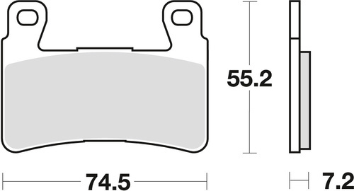 TRW LUCAS BRAKE PADS KH265 KH296 SINTER STREET HONDA CB 1300 F 03-04, HYOSUNG GT 650 09-17, FRONT