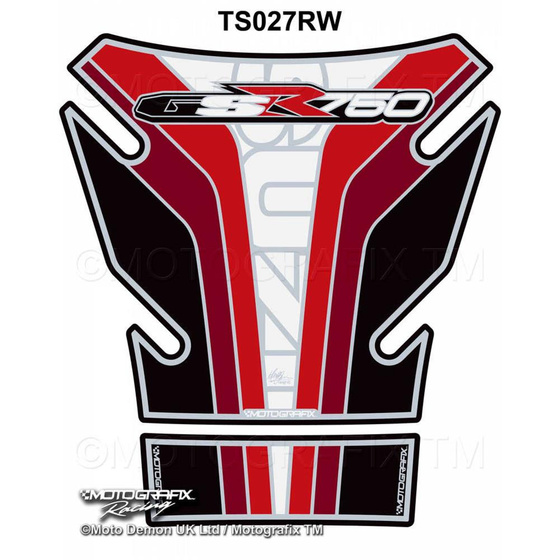 MOTOGRAFIX TANKPAD SUZUKI GSR750 2011-2016 TS027RW