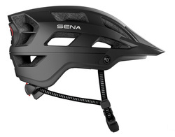 SENA KASK ROWEROWY M1 TRIAL Z WBUDOWANYM INTERKOMEM BLUETOOTH 4.1 DO 900M ORAZ TYLNĄ LAMPKĄ LED ROZMIAR L ( 58-62 CM ) KOLOR CZARNY (EL)