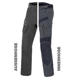 Spodnie motocyklowe BUSE ZESTAW EXRC Porto czarny/szary łupek 102
