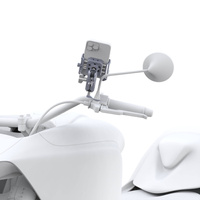 Uchwyt na telefon z amortyzacją powietrzną montowany na lusterko Outplorer P100-B