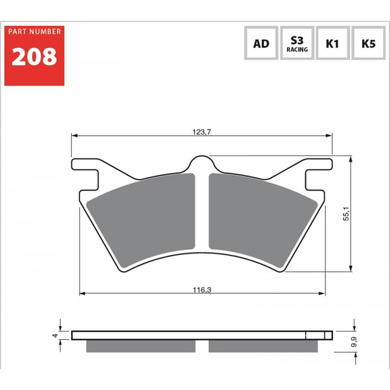 GOLDFREN KLOCKI 208 K1