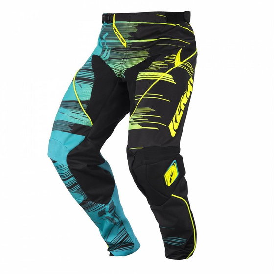 KENNY SPODNIE PERFORMANCE AQUA/YELLOW 32